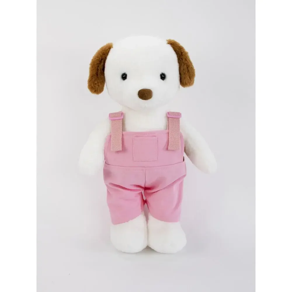 Large Bartholomew Bear clothes outfits - Pink Overalls